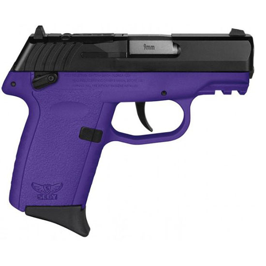 SCCY CPX-1 9MM PURPLE BLK RED DOT READY 10RD - Sale